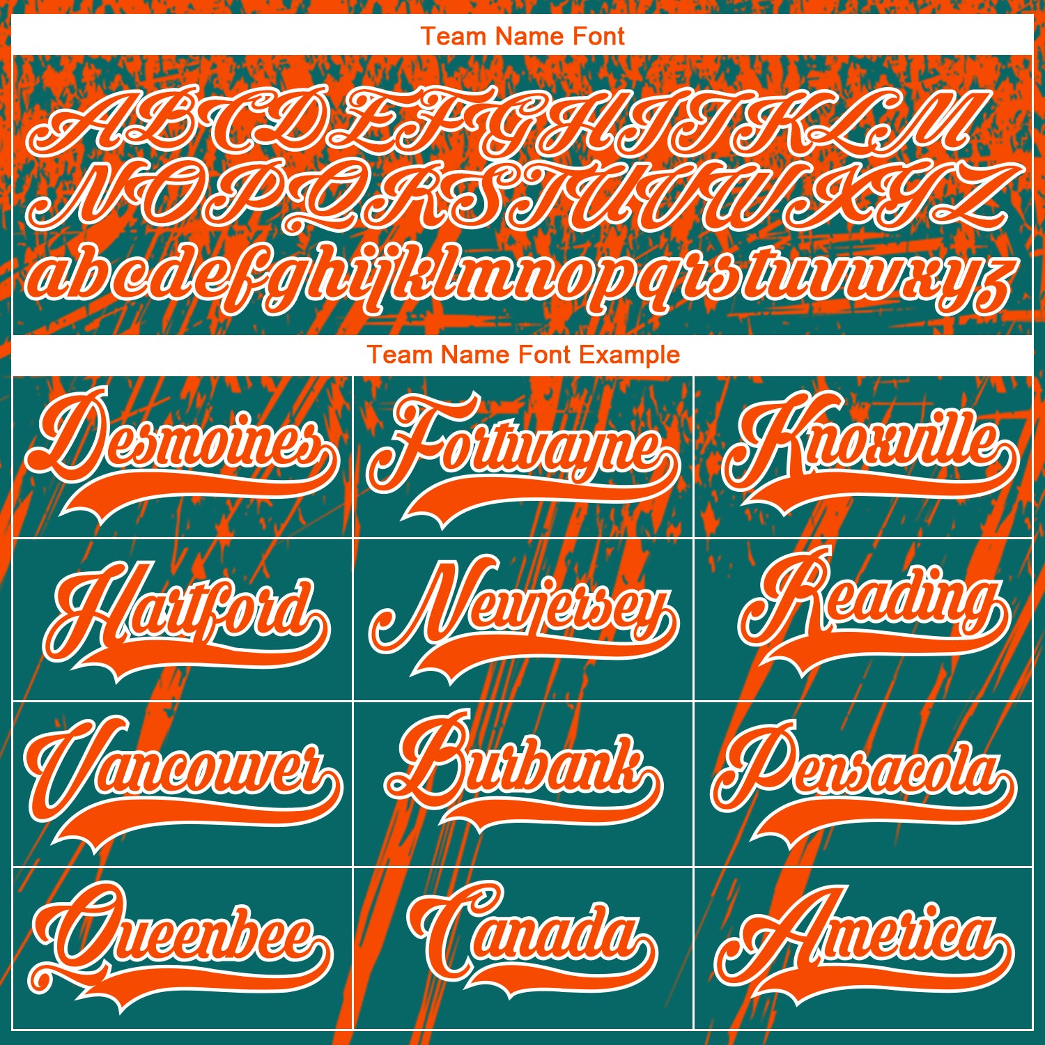 Custom Teal Orange-White 3D Splash Hockey Lace Neck Jersey