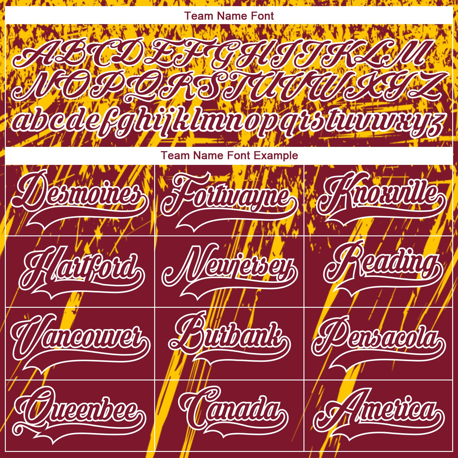 Custom Crimson Yellow-White 3D Splash Hockey Lace Neck Jersey