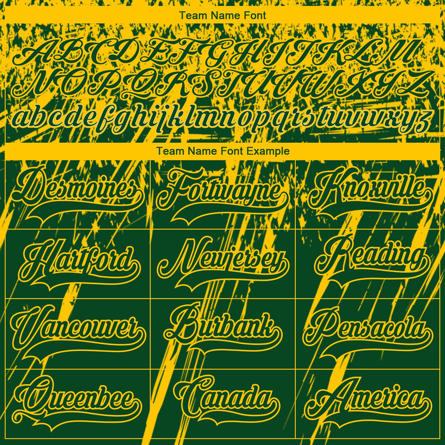 Custom Green Yellow-White 3D Splash Hockey Lace Neck Jersey