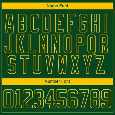 Custom Green Yellow-White 3D Splash Hockey Lace Neck Jersey