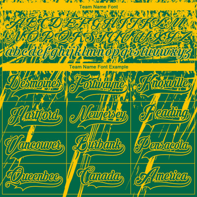 Custom Kelly Green Yellow-White 3D Splash Hockey Lace Neck Jersey