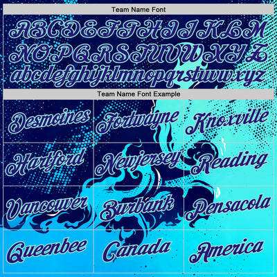 Custom Blue Dark Purple-Ice Blue 3D Abstract Flame Sports Pullover Sweatshirt Hoodie