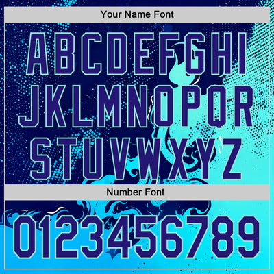 Custom Blue Dark Purple-Ice Blue 3D Abstract Flame Sports Pullover Sweatshirt Hoodie