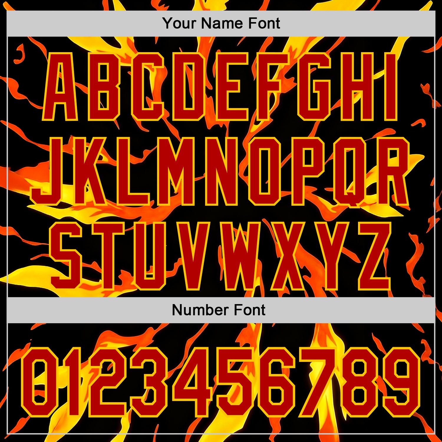 Custom Black Red-Yellow 3D Abstract Flame Sports Pullover Sweatshirt Hoodie