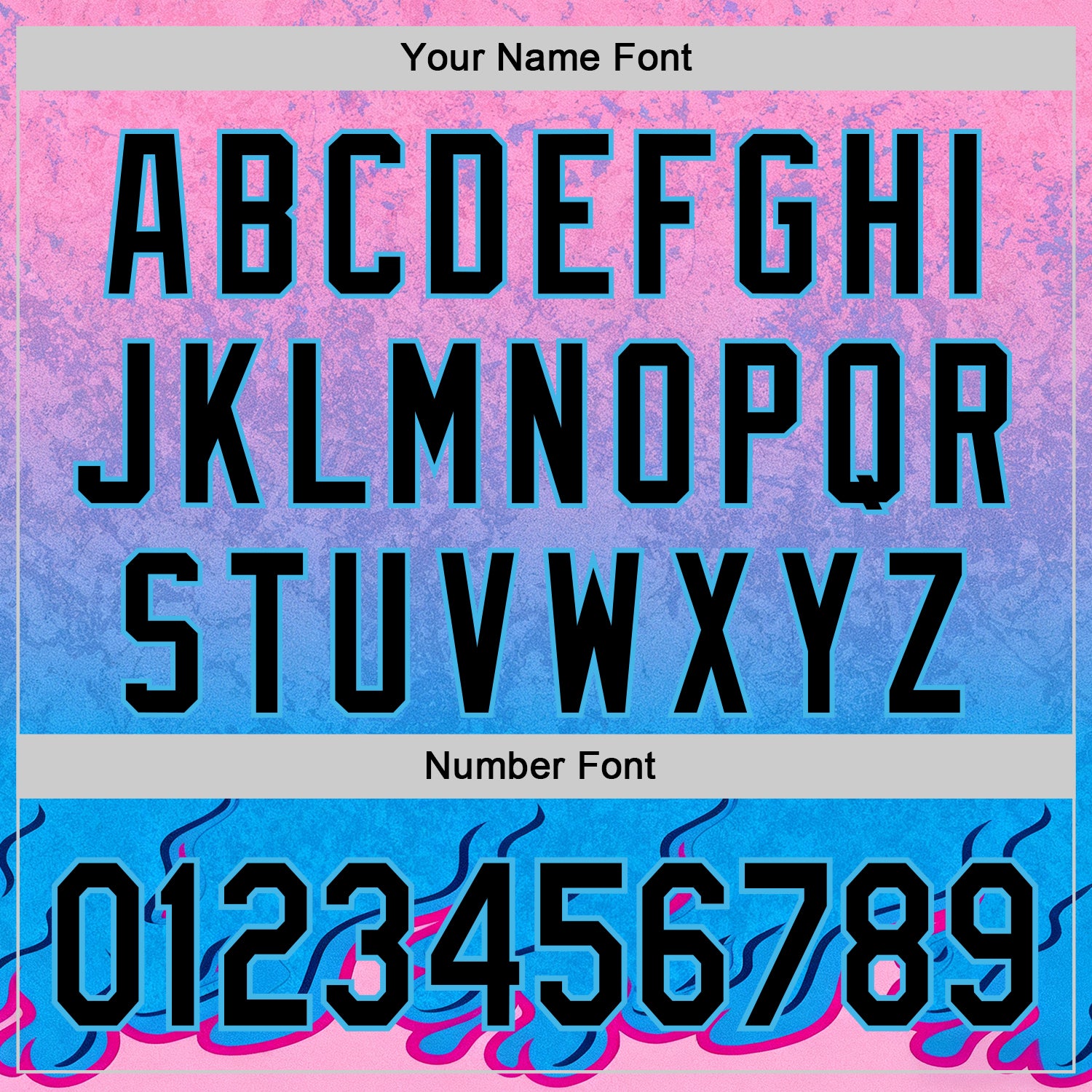 Custom Pink Black-Sky Blue 3D Abstract Flame Sports Pullover Sweatshirt Hoodie