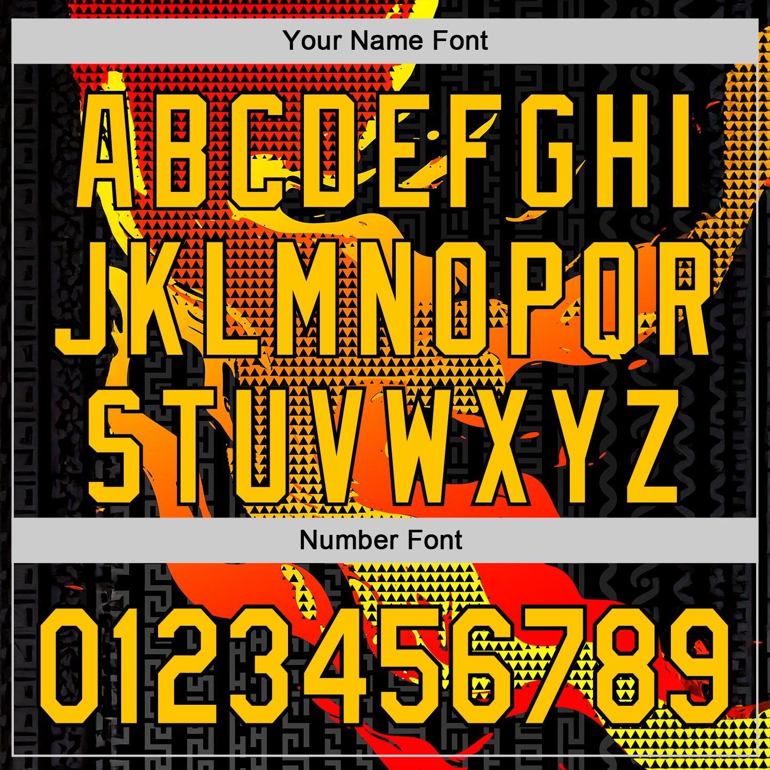 Custom Red Yellow-Black 3D Abstract Flame Sports Pullover Sweatshirt Hoodie