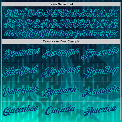 Custom Blue US Navy Blue-Aqua 3D Abstract Flame Sports Pullover Sweatshirt Hoodie