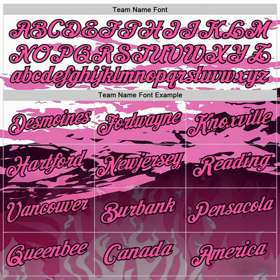 Custom White Pink-Black 3D Abstract Flame Sports Pullover Sweatshirt Hoodie