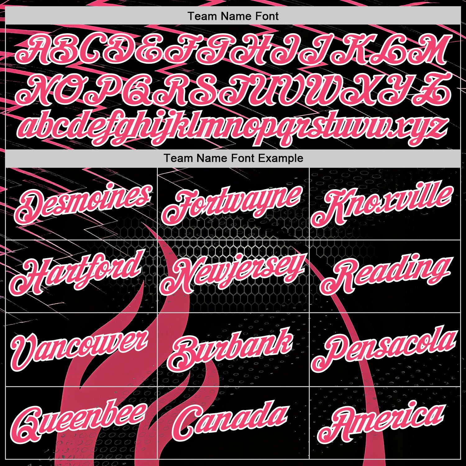 Custom Black Neon Pink-White 3D Abstract Flame Sports Pullover Sweatshirt Hoodie