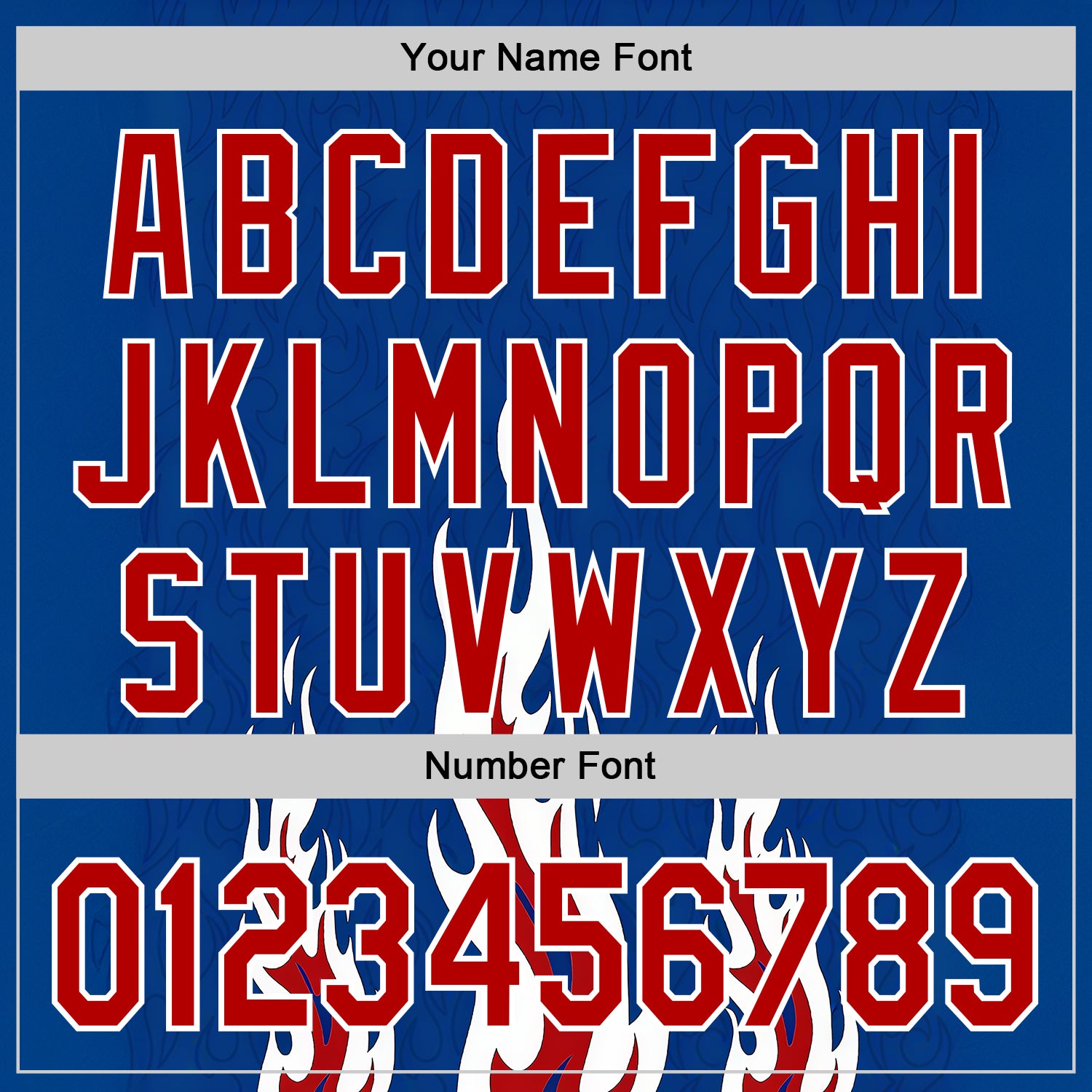 Custom Royal Red-White 3D Abstract Flame Sports Pullover Sweatshirt Hoodie