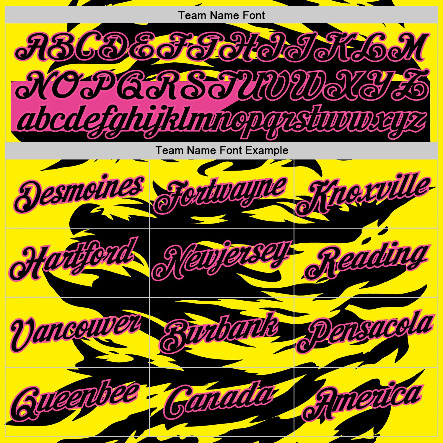 Custom Black Light Yellow-Pink 3D Abstract Flame Sports Pullover Sweatshirt Hoodie