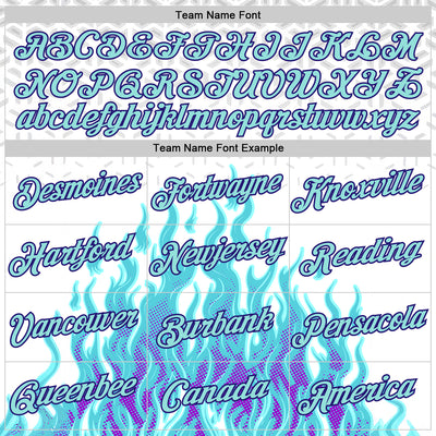 Custom White Ice Blue-Dark Purple 3D Abstract Flame Sports Pullover Sweatshirt Hoodie