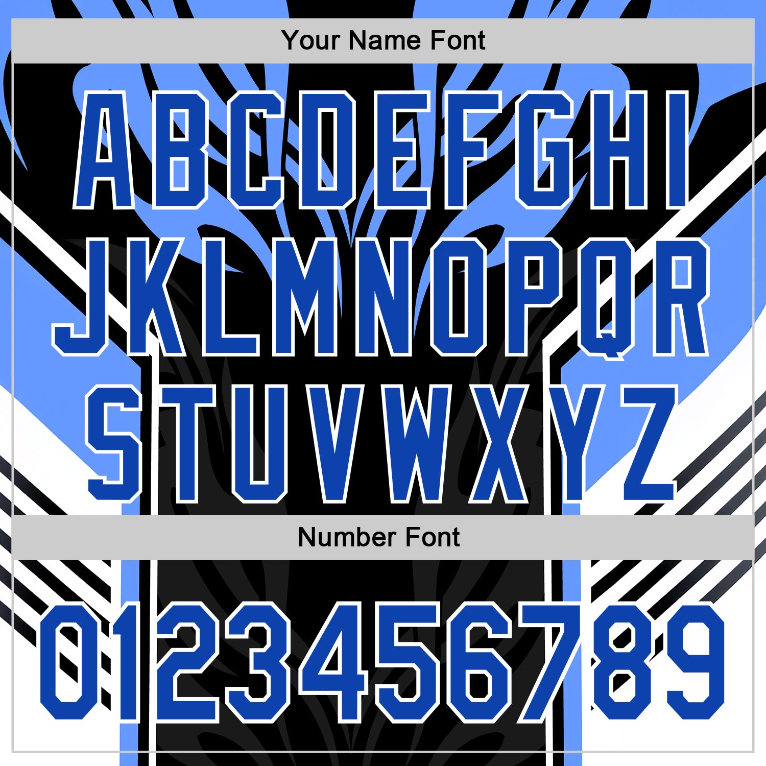 Custom Black Thunder Blue-White 3D Abstract Flame Sports Pullover Sweatshirt Hoodie