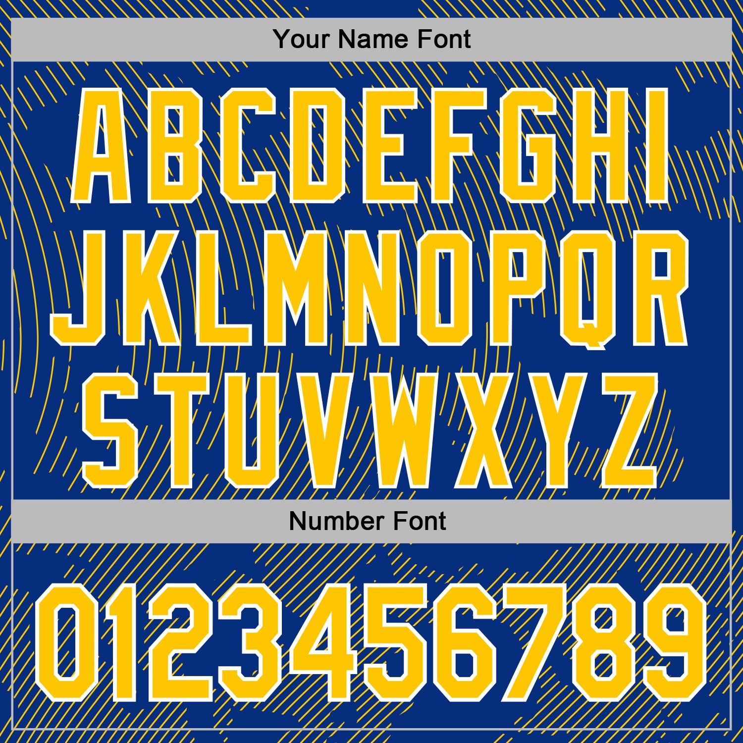 Custom Stitched Royal Yellow-White Curve Lines Sports Pullover Sweatshirt Hoodie