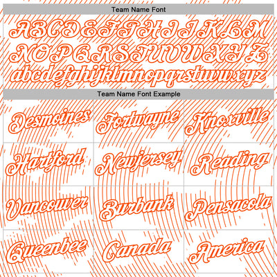 Custom Stitched White Orange Curve Lines Sports Pullover Sweatshirt Hoodie