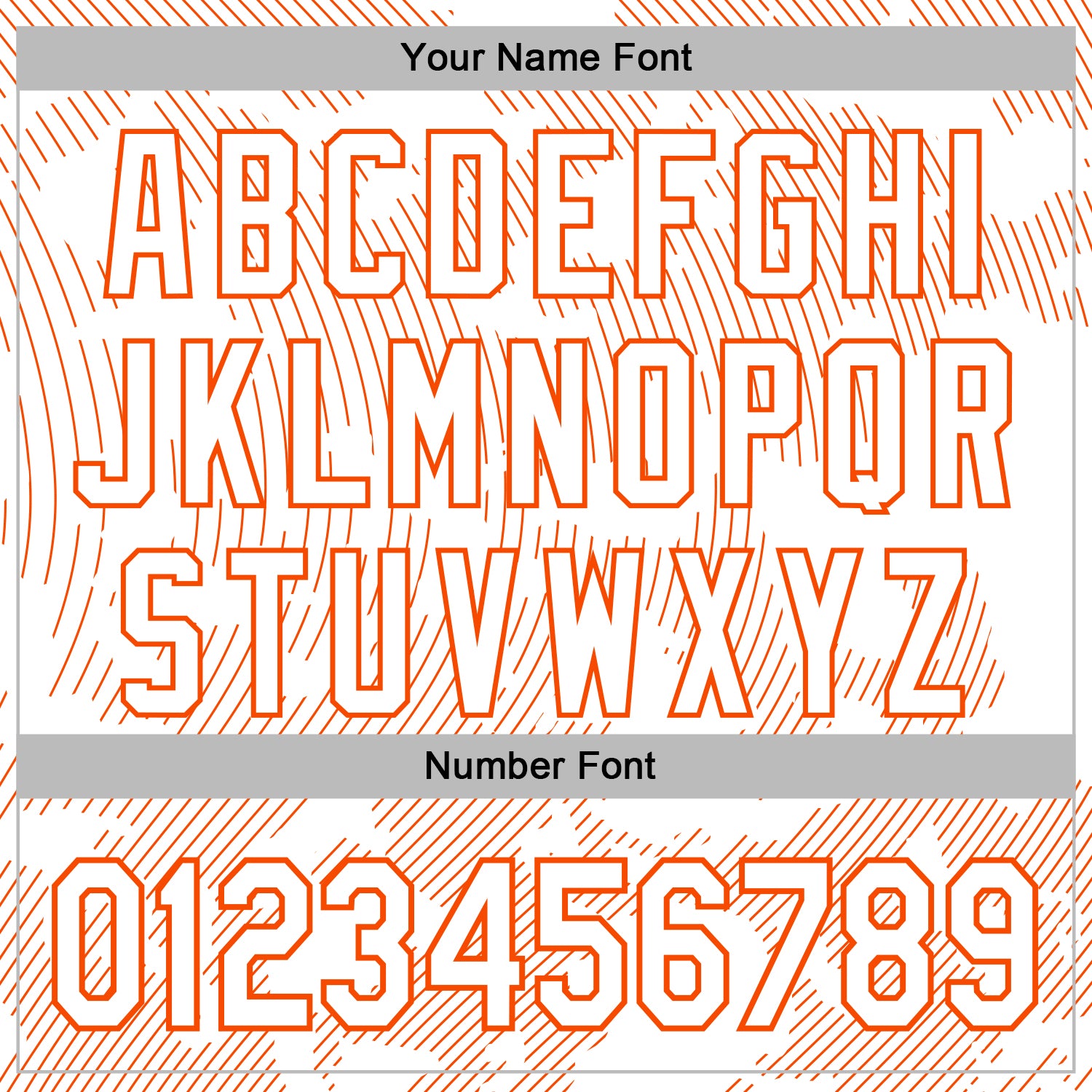 Custom Stitched White Orange Curve Lines Sports Pullover Sweatshirt Hoodie