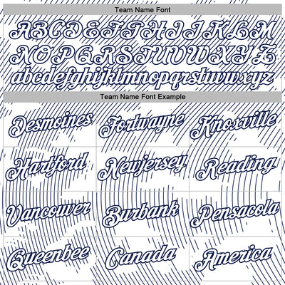 Custom Stitched White Navy Curve Lines Sports Pullover Sweatshirt Hoodie