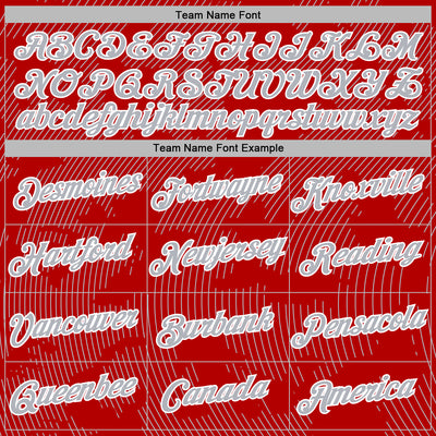 Custom Stitched Red Gray-White Curve Lines Sports Pullover Sweatshirt Hoodie