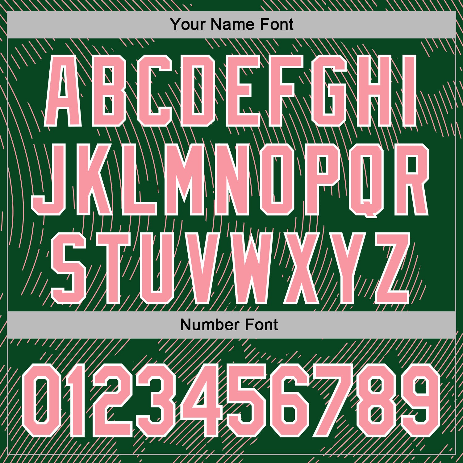 Custom Stitched Green Medium Pink-White Curve Lines Sports Pullover Sweatshirt Hoodie