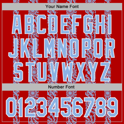 Custom Stitched Red Light Blue-White Abstract Shape Pattern Sports Pullover Sweatshirt Hoodie