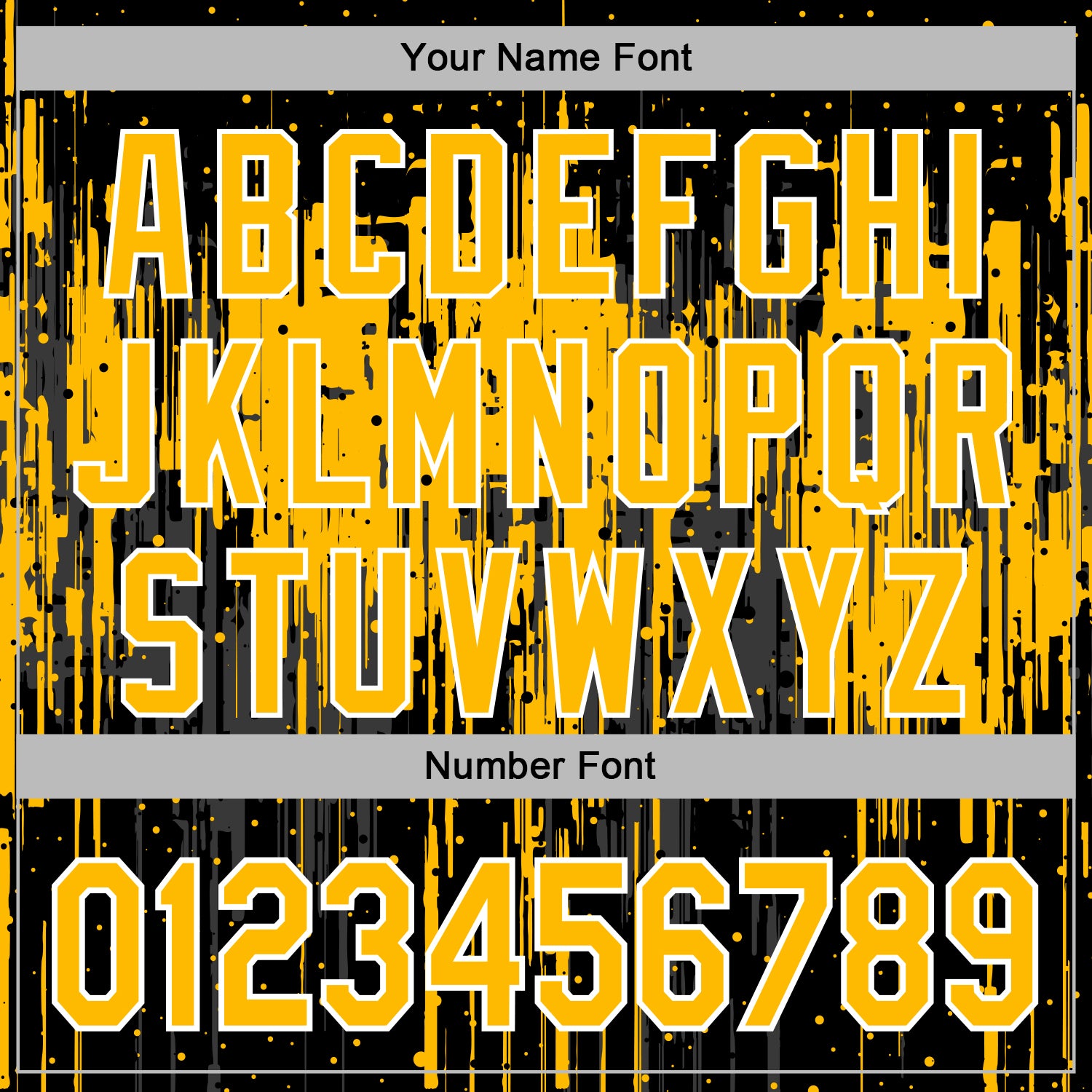 Custom Stitched Black Gold-White Dripping Splatter Sports Pullover Sweatshirt Hoodie