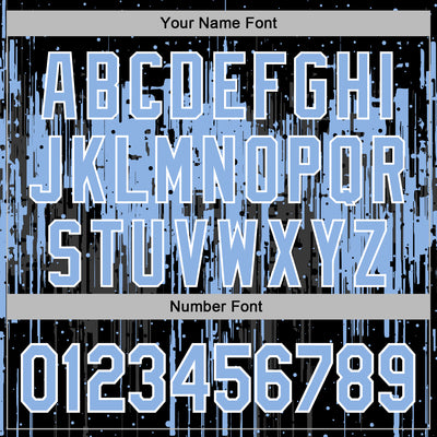 Custom Stitched Black Light Blue-White Dripping Splatter Sports Pullover Sweatshirt Hoodie