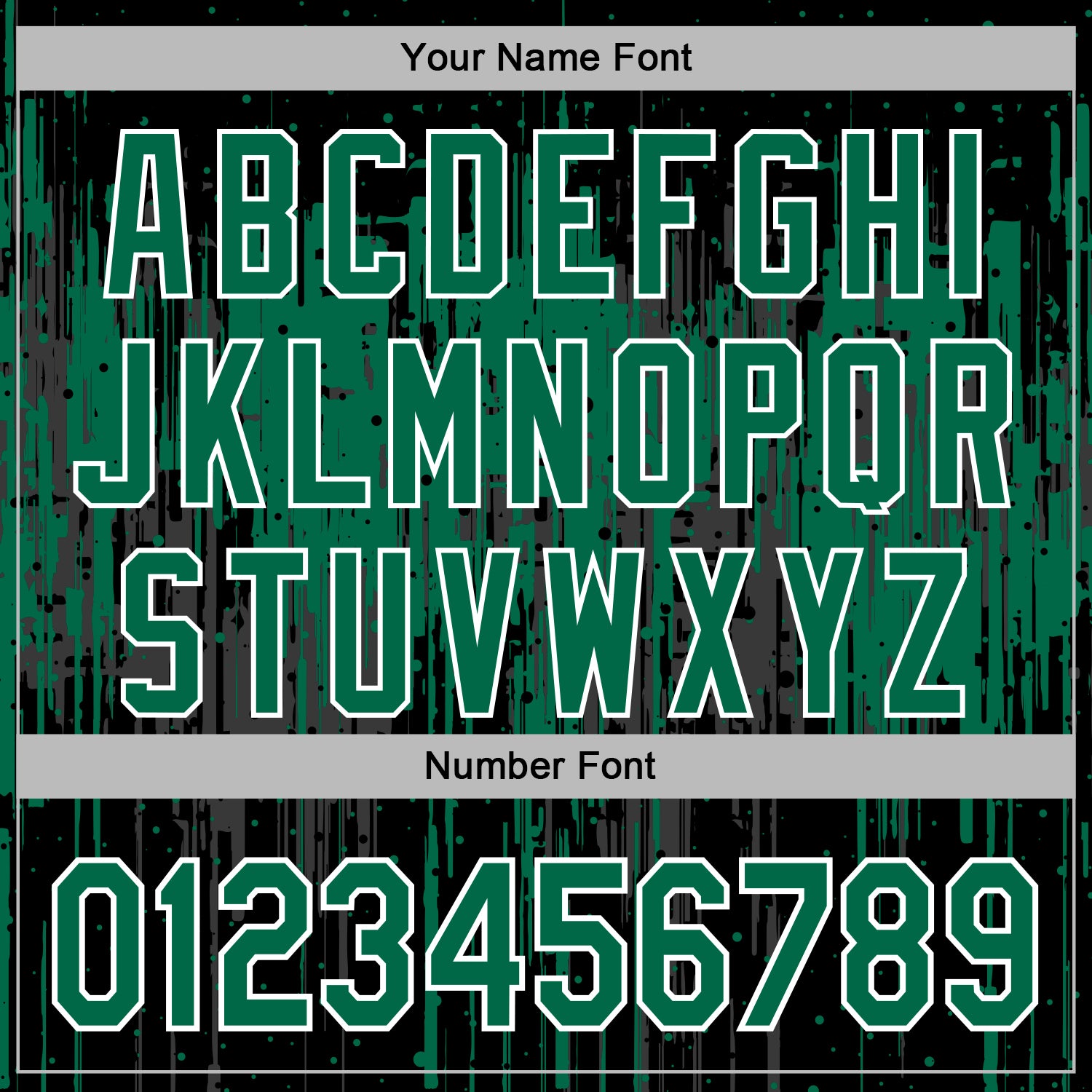 Custom Stitched Black Kelly Green-White Dripping Splatter Sports Pullover Sweatshirt Hoodie