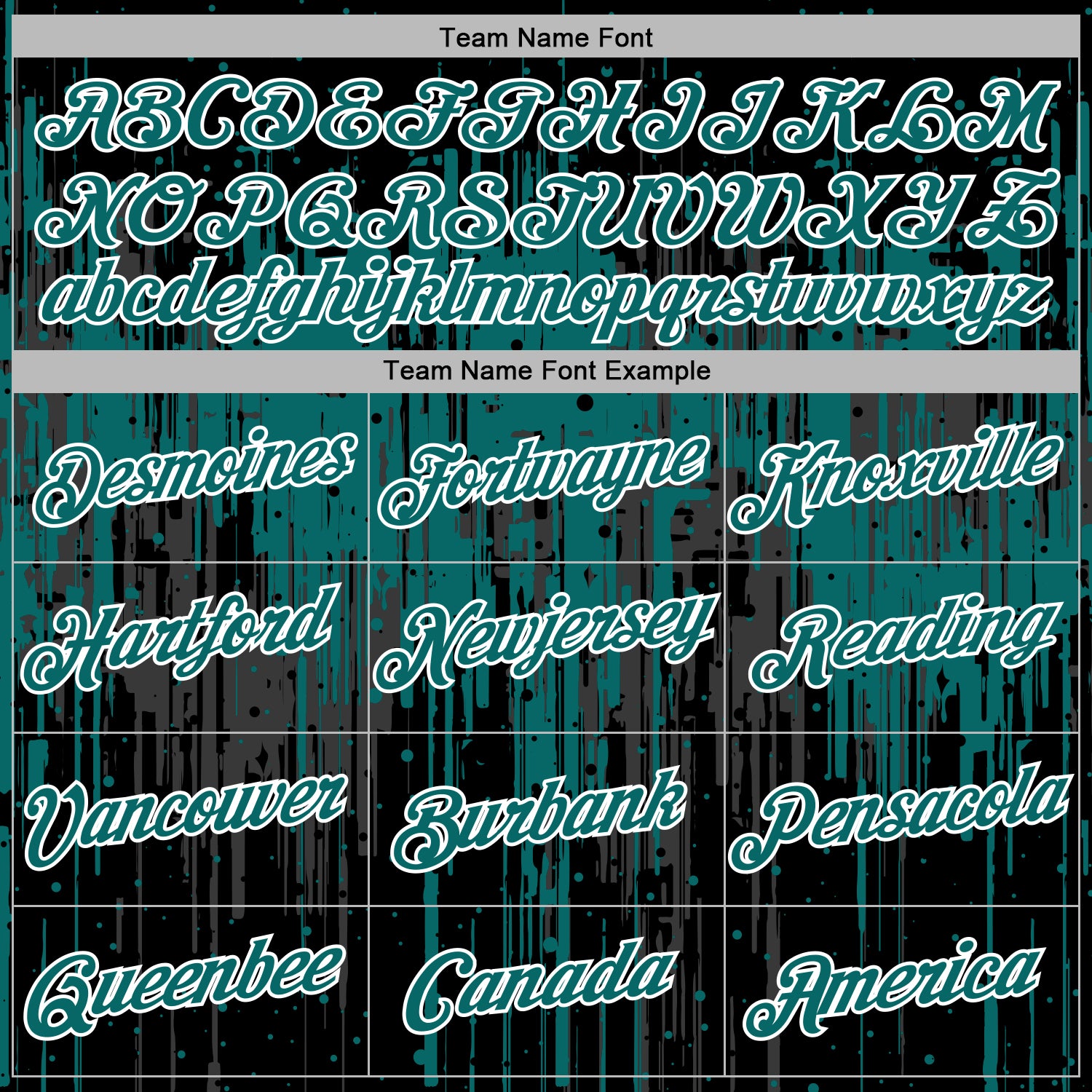 Custom Stitched Black Teal-White Dripping Splatter Sports Pullover Sweatshirt Hoodie