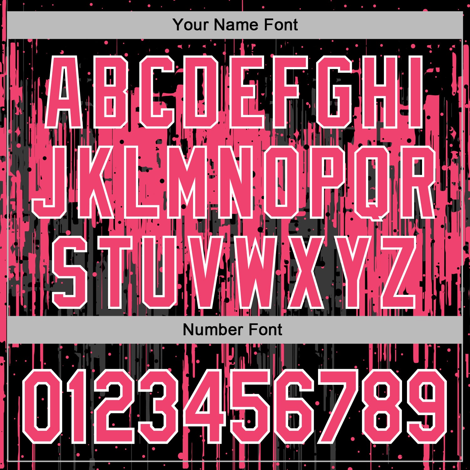 Custom Stitched Black Neon Pink-White Dripping Splatter Sports Pullover Sweatshirt Hoodie