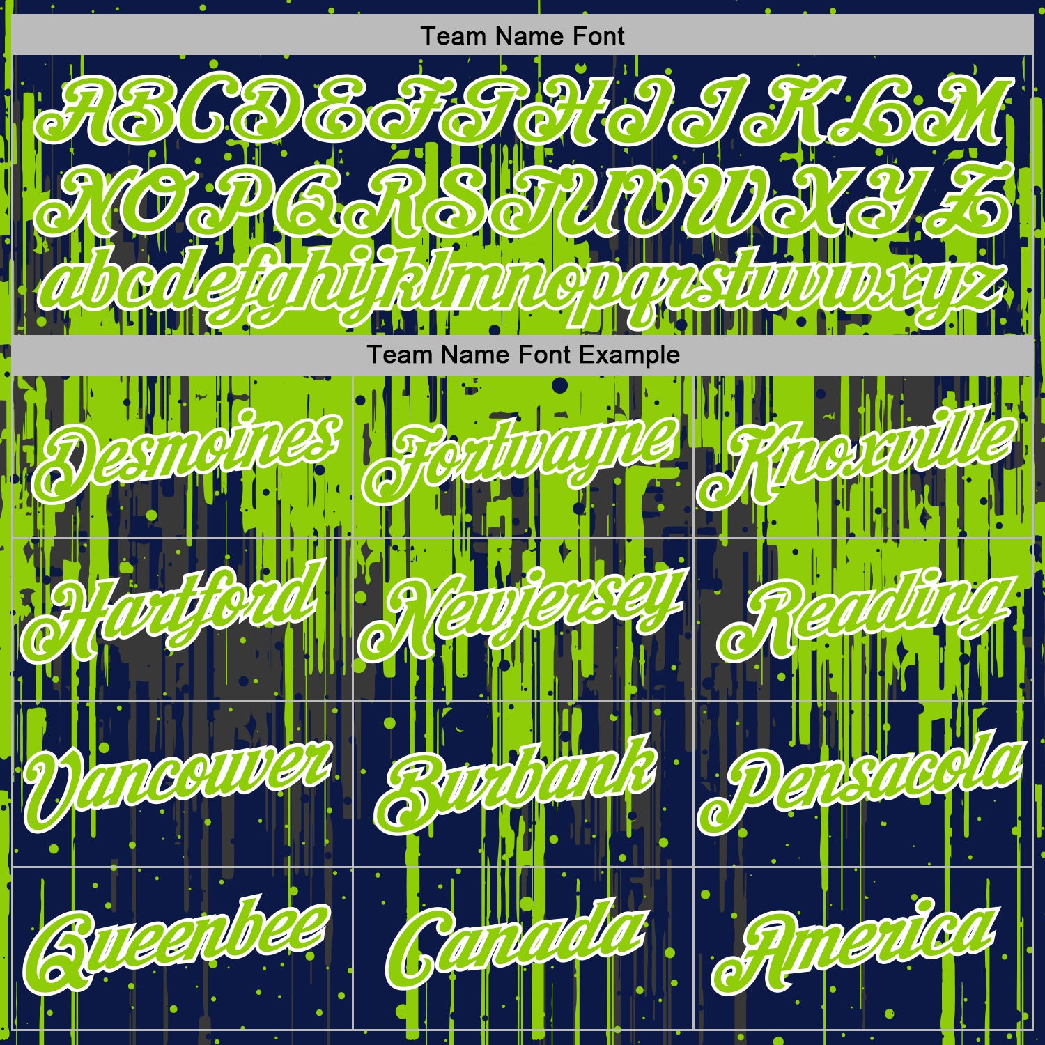 Custom Stitched Navy Neon Green-White Dripping Splatter Sports Pullover Sweatshirt Hoodie