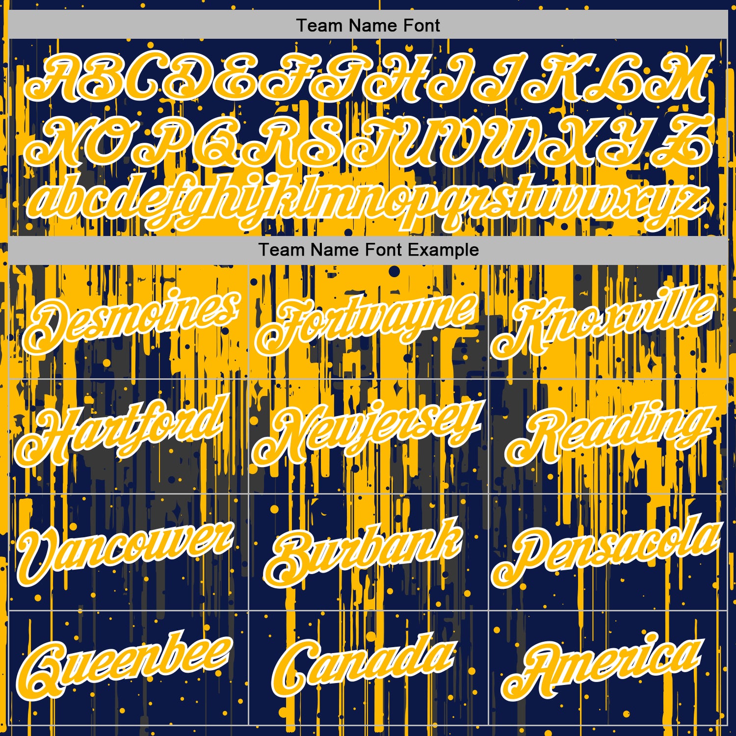 Custom Stitched Navy Gold-White Dripping Splatter Sports Pullover Sweatshirt Hoodie