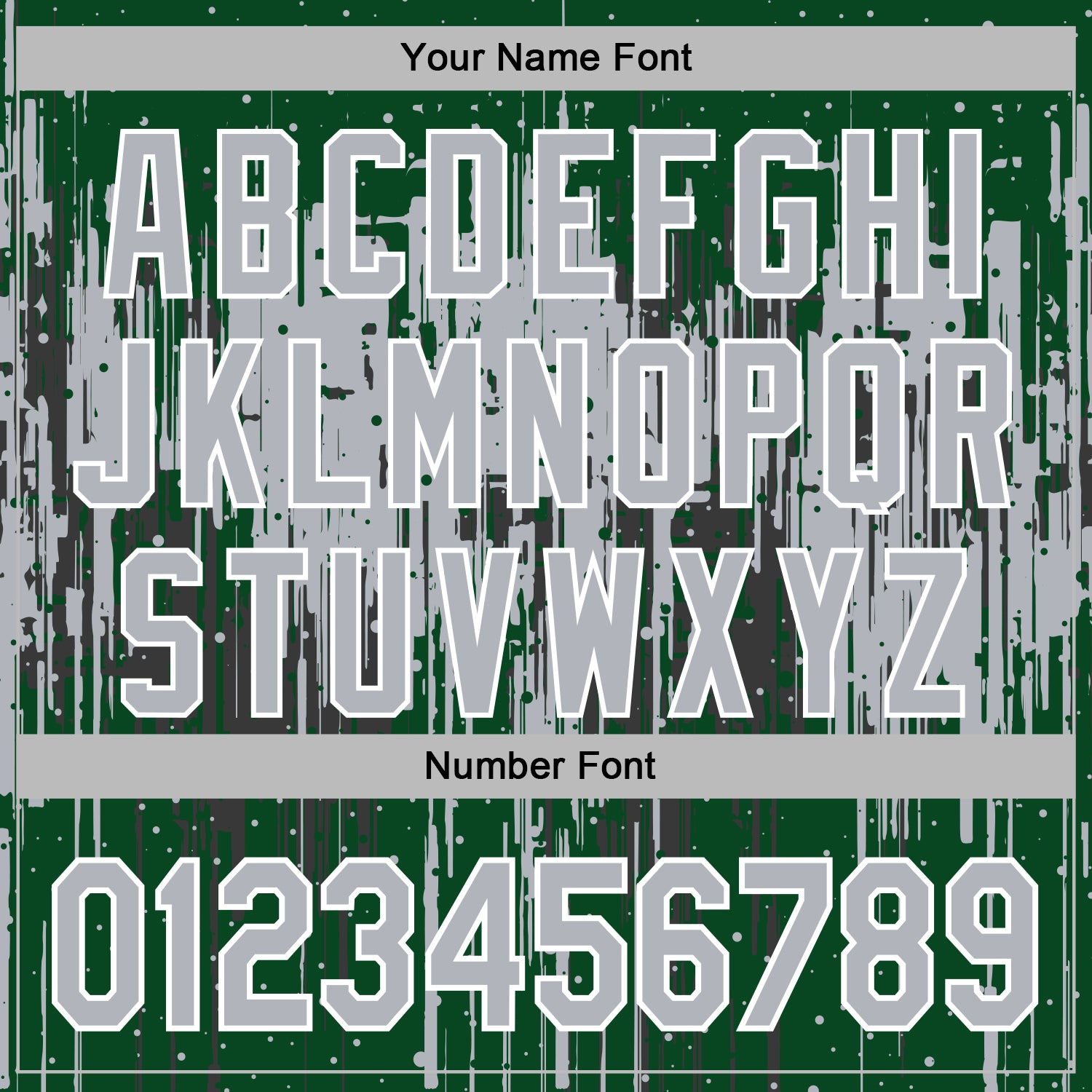 Custom Stitched Green Gray-White Dripping Splatter Sports Pullover Sweatshirt Hoodie