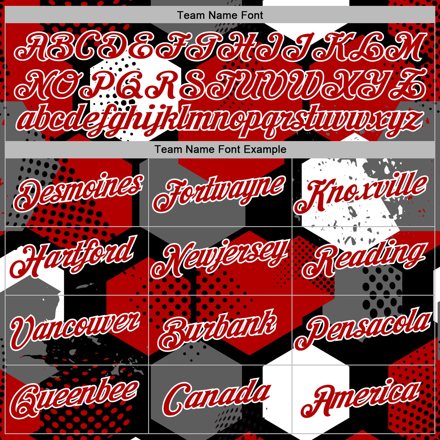 Custom Stitched Black Red-White Geometric Shape Pattern Sports Pullover Sweatshirt Hoodie