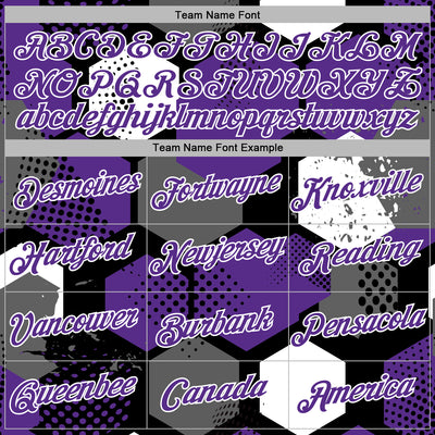 Custom Stitched Black Purple-White Geometric Shape Pattern Sports Pullover Sweatshirt Hoodie