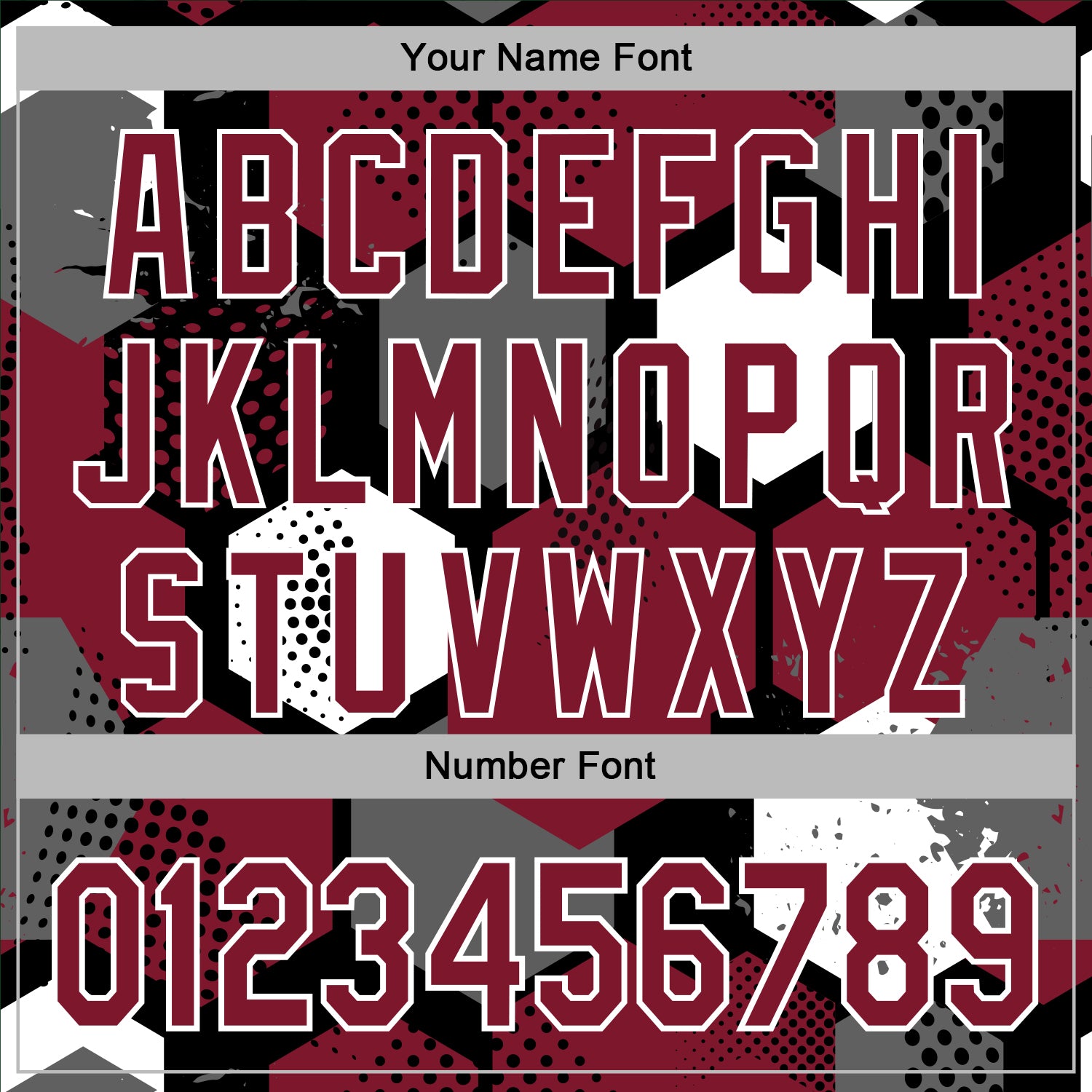 Custom Stitched Black Crimson-White Geometric Shape Pattern Sports Pullover Sweatshirt Hoodie