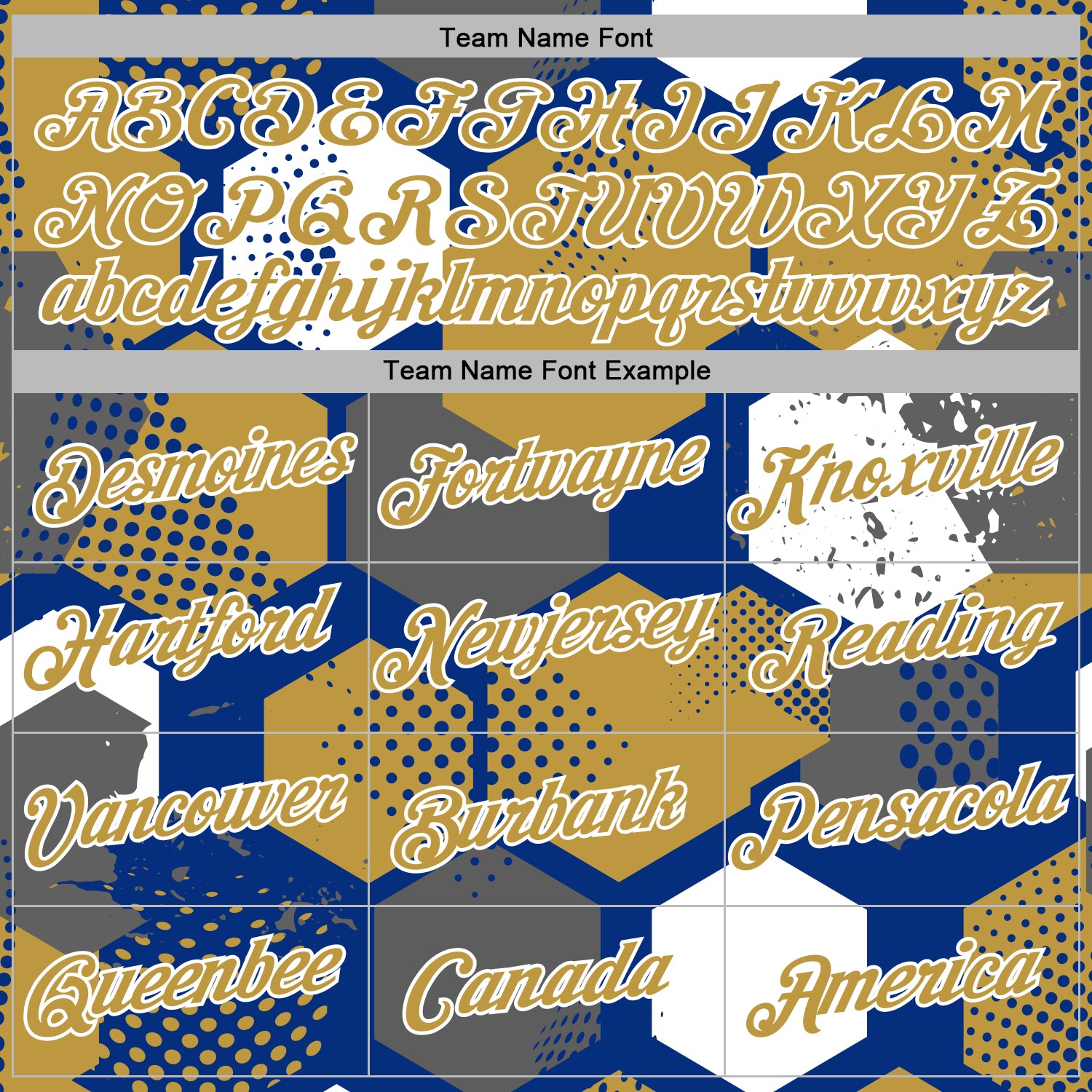 Custom Stitched Royal Old Gold-White Geometric Shape Pattern Sports Pullover Sweatshirt Hoodie