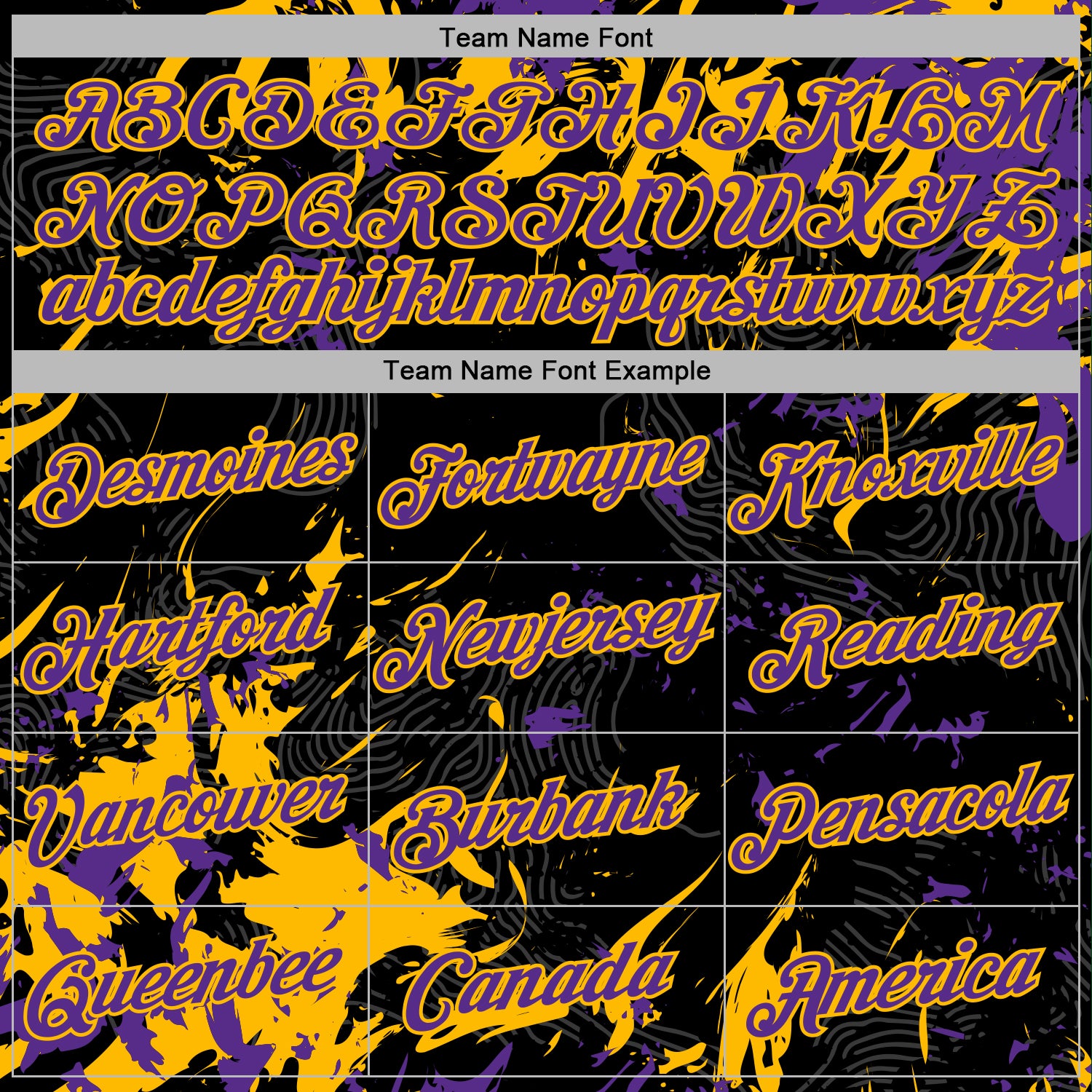Custom Stitched Black Purple-Gold Splash Sports Pullover Sweatshirt Hoodie