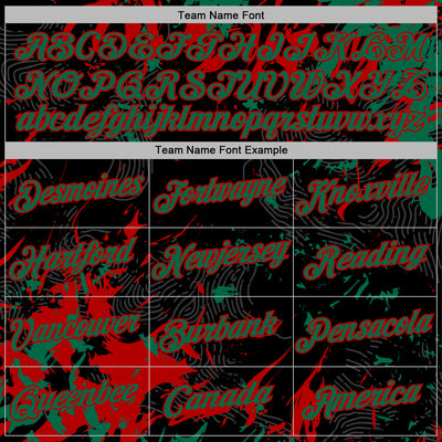 Custom Stitched Black Kelly Green-Red Splash Sports Pullover Sweatshirt Hoodie