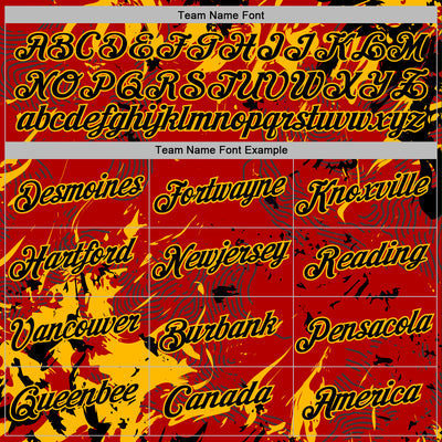 Custom Stitched Red Black-Gold Splash Sports Pullover Sweatshirt Hoodie