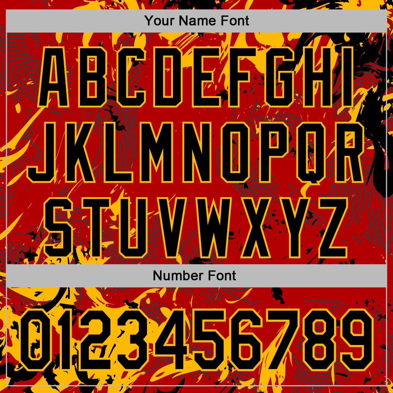 Custom Stitched Red Black-Gold Splash Sports Pullover Sweatshirt Hoodie