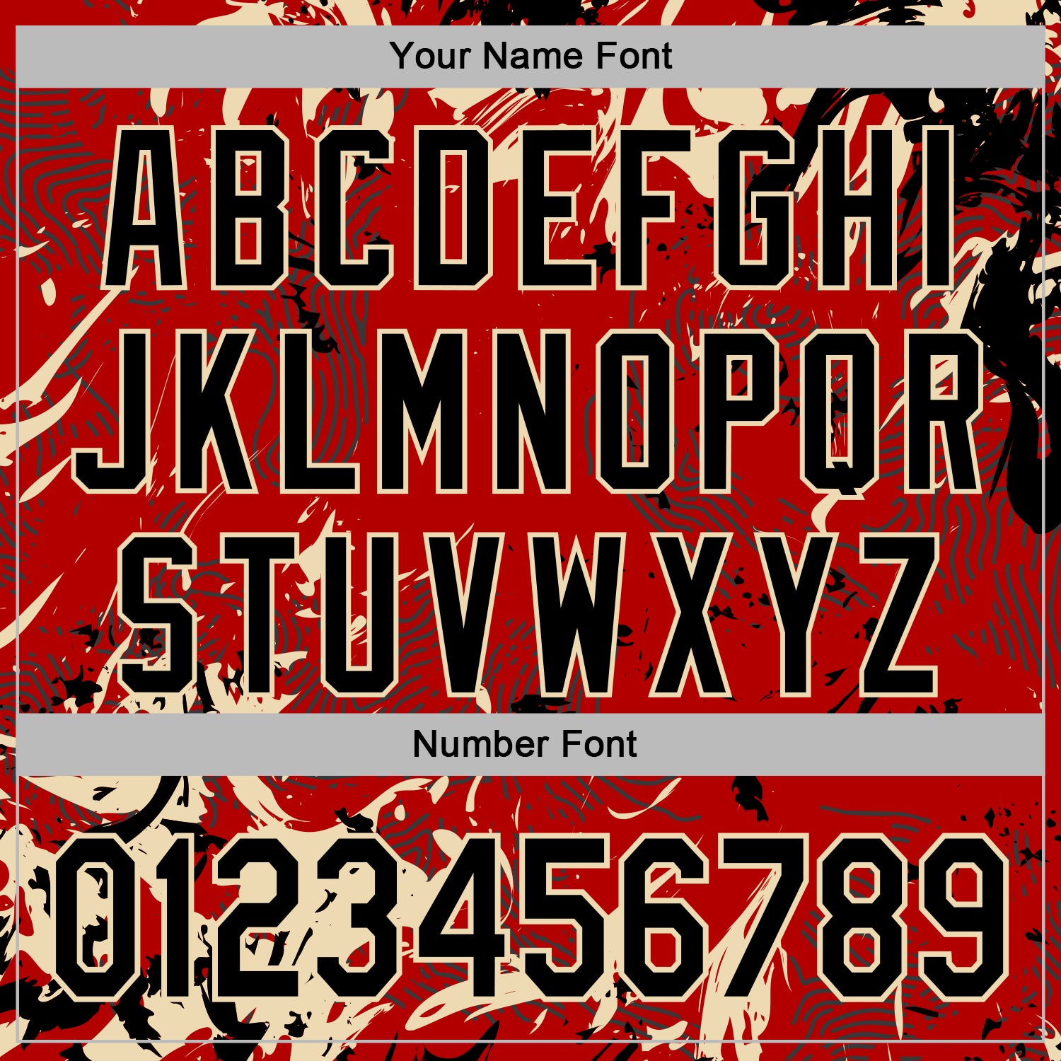 Custom Stitched Red Black-Cream Splash Sports Pullover Sweatshirt Hoodie