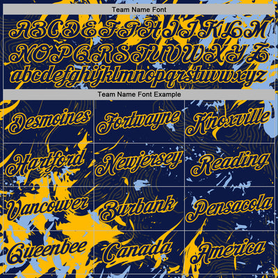Custom Stitched Navy Gold-Light Blue Splash Sports Pullover Sweatshirt Hoodie