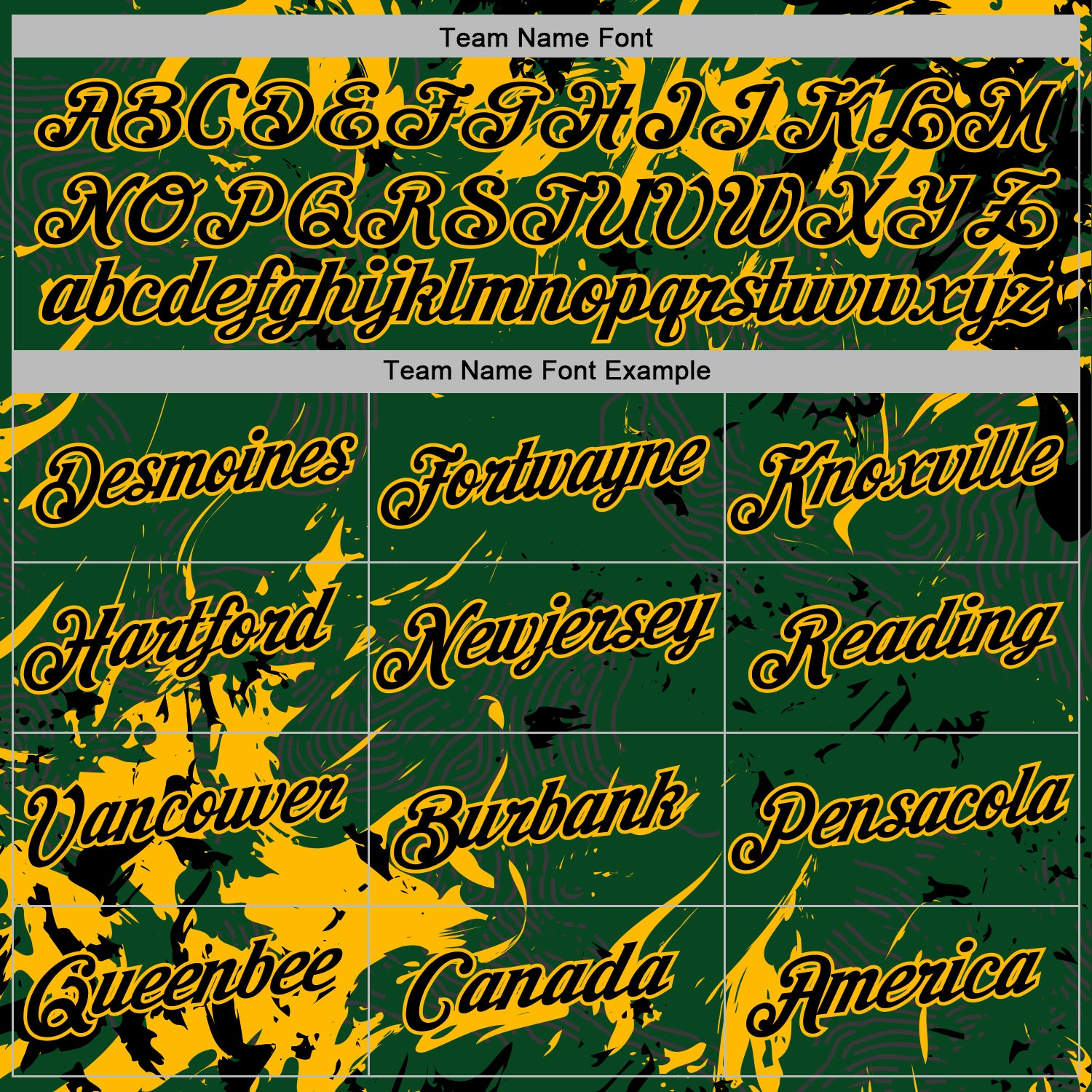 Custom Stitched Green Black-Gold Splash Sports Pullover Sweatshirt Hoodie