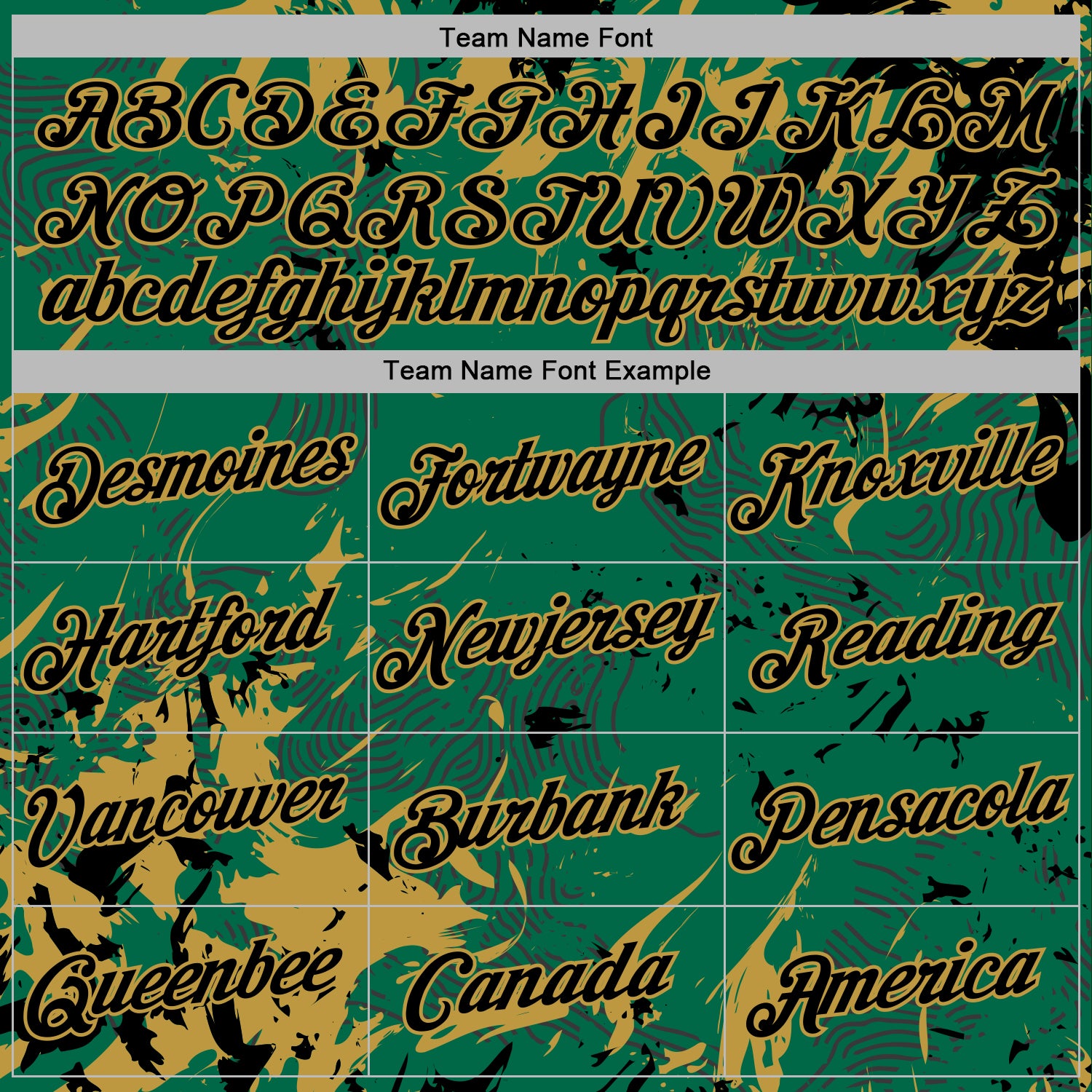 Custom Stitched Kelly Green Black-Old Gold Splash Sports Pullover Sweatshirt Hoodie