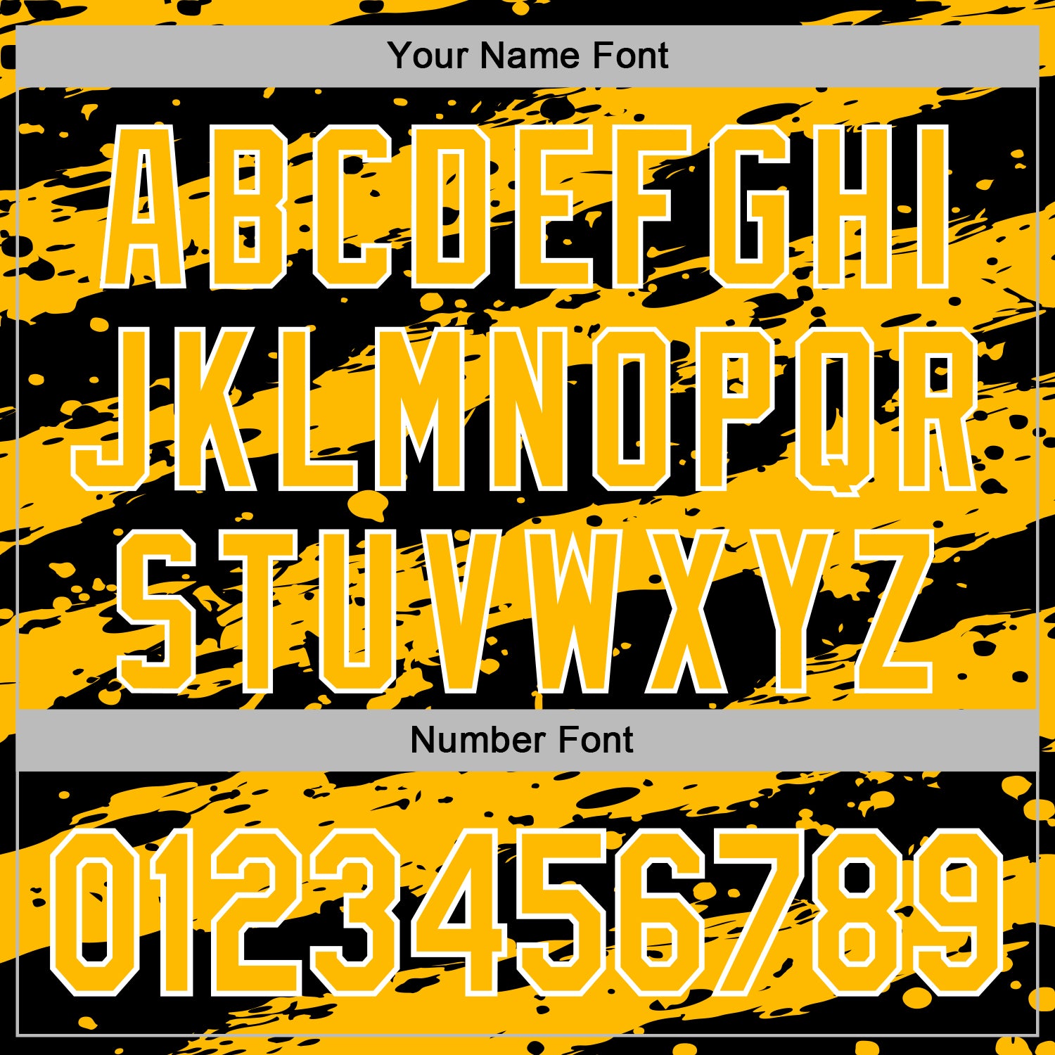 Custom Stitched Black Gold-White Splash Torn Paper Style Sports Pullover Sweatshirt Hoodie