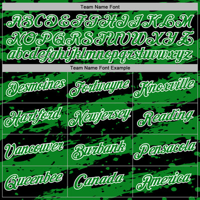 Custom Stitched Black Grass Green-White Splash Torn Paper Style Sports Pullover Sweatshirt Hoodie