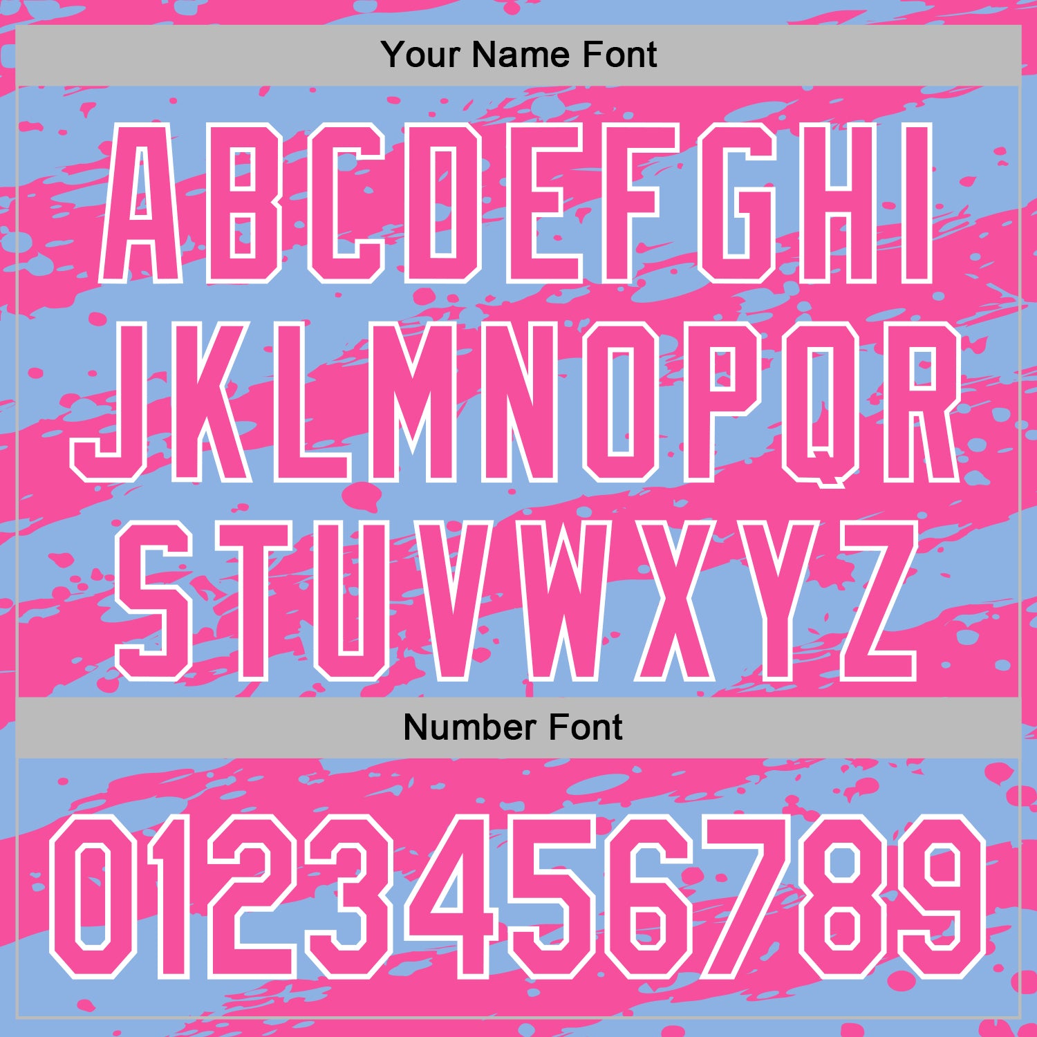 Custom Stitched Light Blue Pink-White Splash Torn Paper Style Sports Pullover Sweatshirt Hoodie