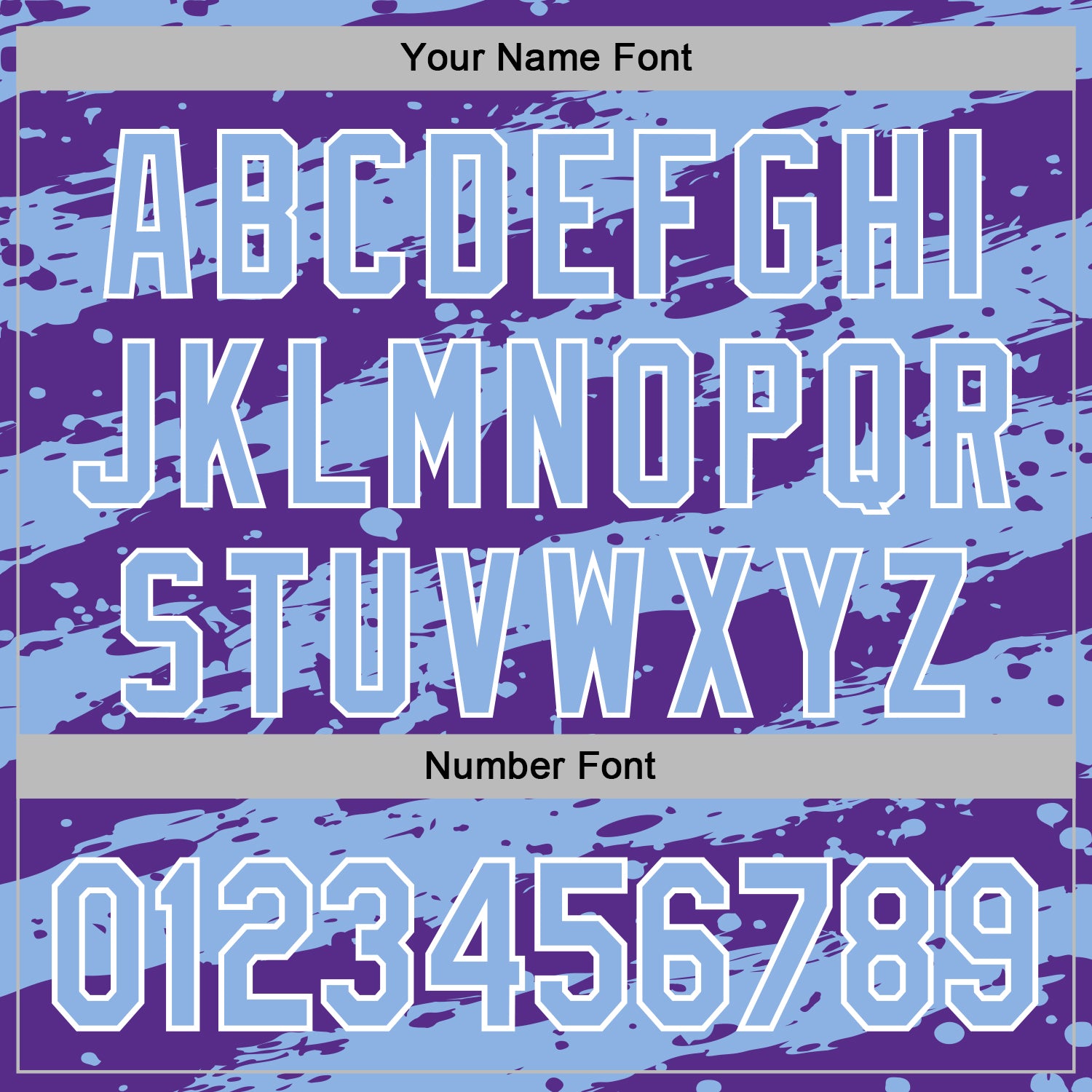 Custom Stitched Purple Light Blue-White Splash Torn Paper Style Sports Pullover Sweatshirt Hoodie