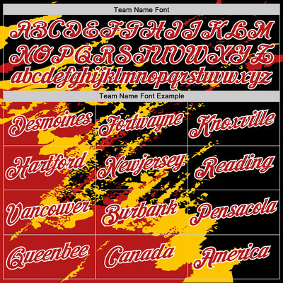 Custom Stitched Black Red Yellow-White 3D Pattern Design Abstract Fragment Art Splash Sports Pullover Sweatshirt Hoodie