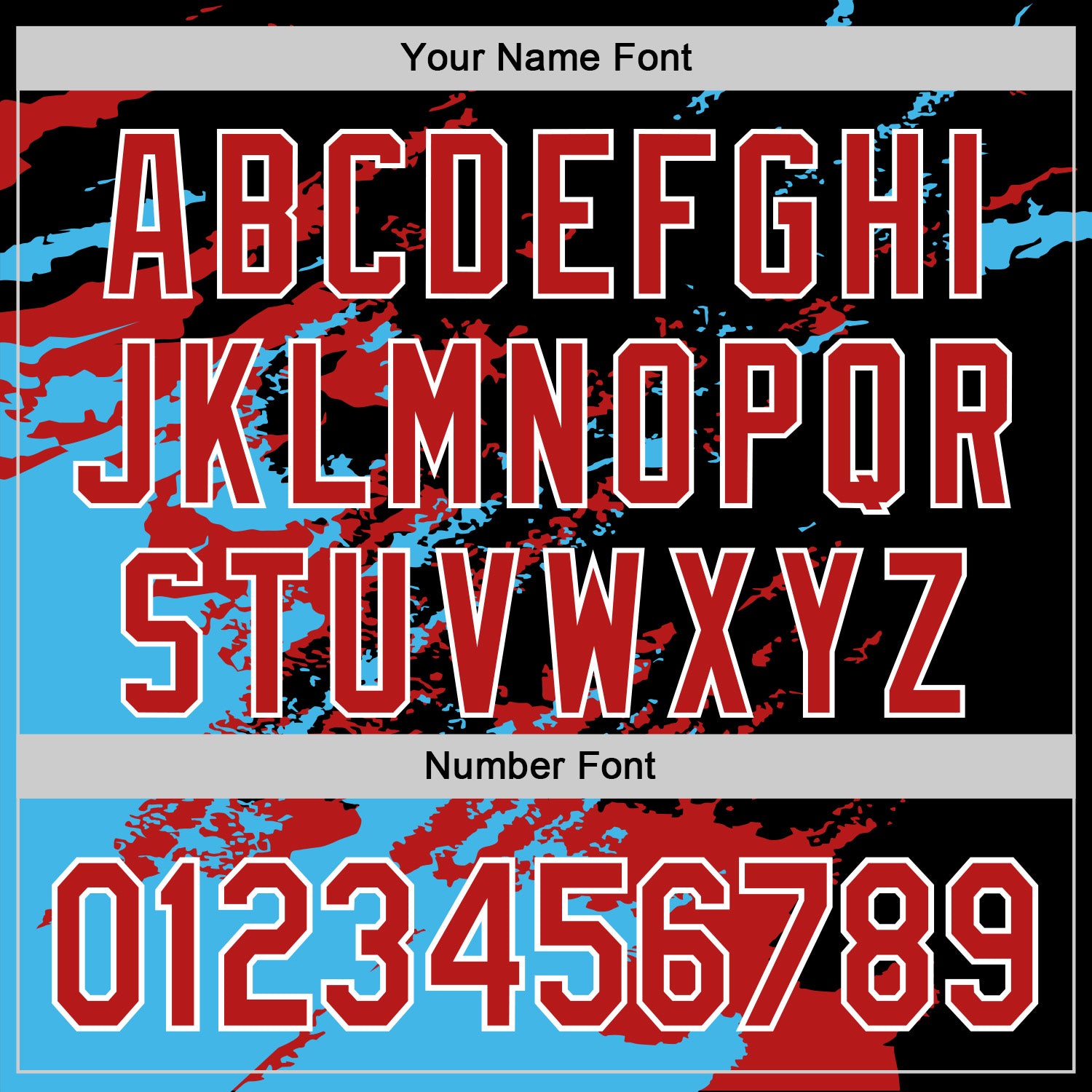 Custom Stitched Black Red Sky Blue-White 3D Pattern Design Abstract Fragment Art Splash Sports Pullover Sweatshirt Hoodie